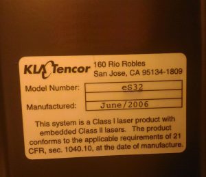 Purchase KLA Tencor ES 32 Wafer Inspection 61354