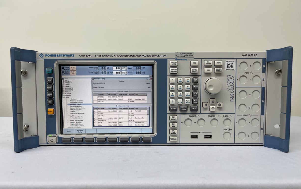 Buy Rohde & Schwarz-AMU 200 A-Baseband Signal Generator and Fading Simulator-61639