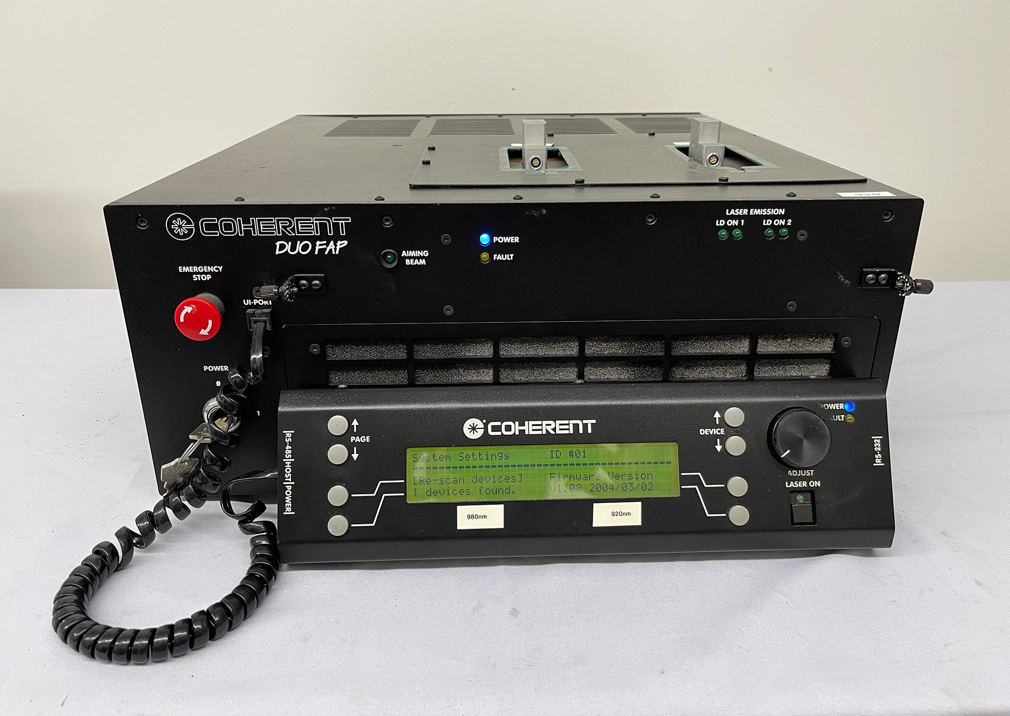 Coherent-FAP LX Scientific / DUO FAP-Dual Fiber Optic Diode Laser System-58830 For Sale