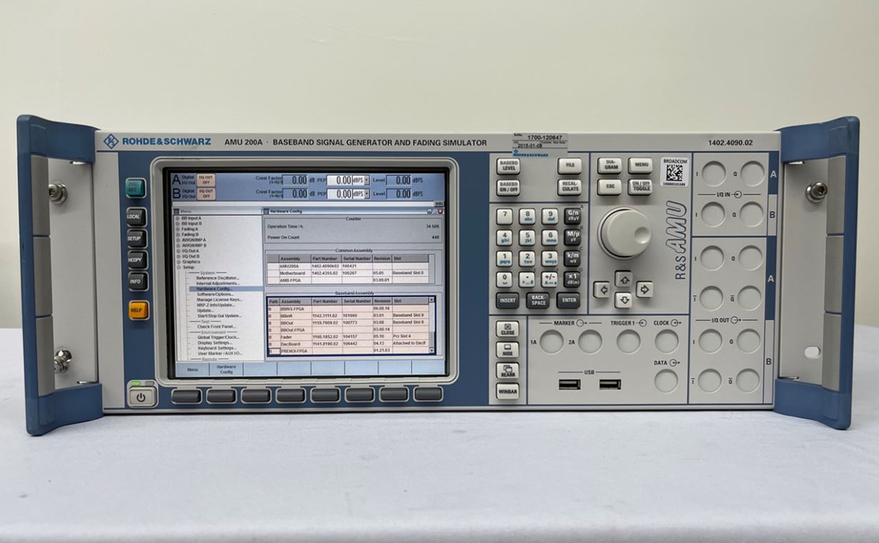 Buy Rohde & Schwarz-AMU 200 A-Baseband Signal Generator and Fading Simulator-61639 Online