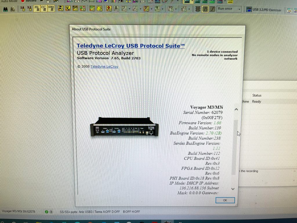 View Teledyne LeCroy  Voyager M 3 / M 3 i  USB Protocol Analyzer 62881