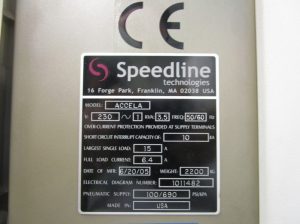 Speedline MPM Accela Screen Printer 63475 Image 1