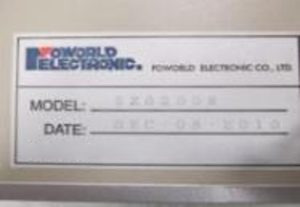 Poworld Electronic  SZ 6200 R  Test Machine  65460 For Sale