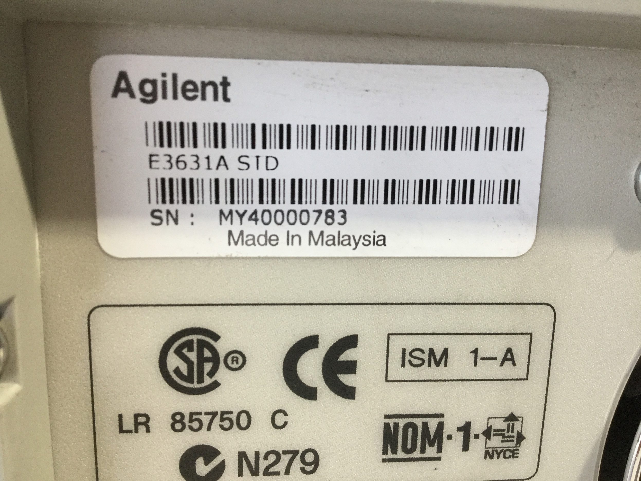 Buy Online Agilent E3631A DC Power Supply -65352