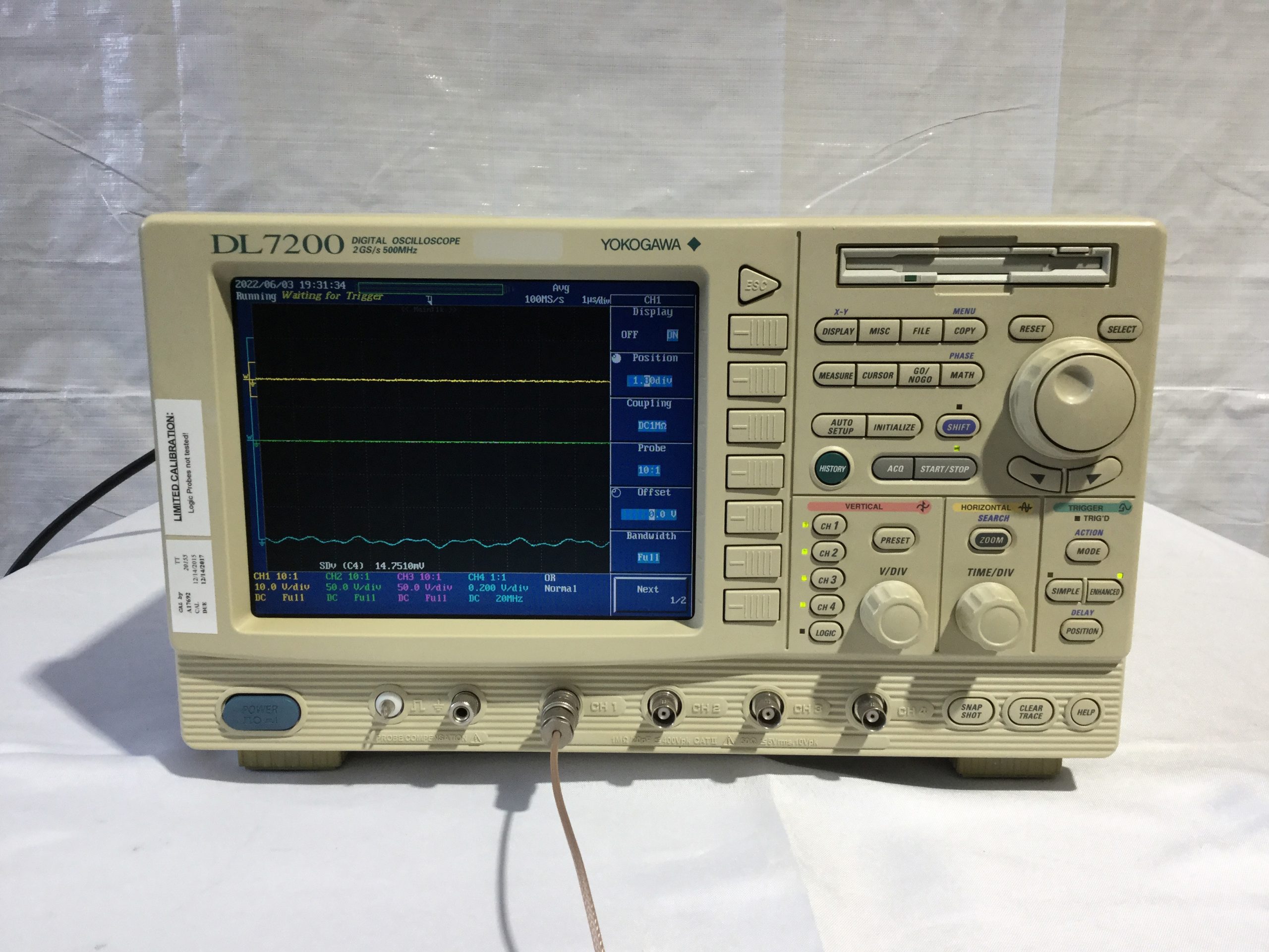 Buy Yokogawa DL 7200 Digital Oscilloscope -65351