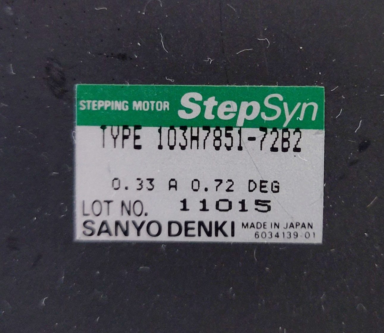 Buy Sanyo Denki 103 H 7851-72 B 2 Stepping Motor -65784 Online