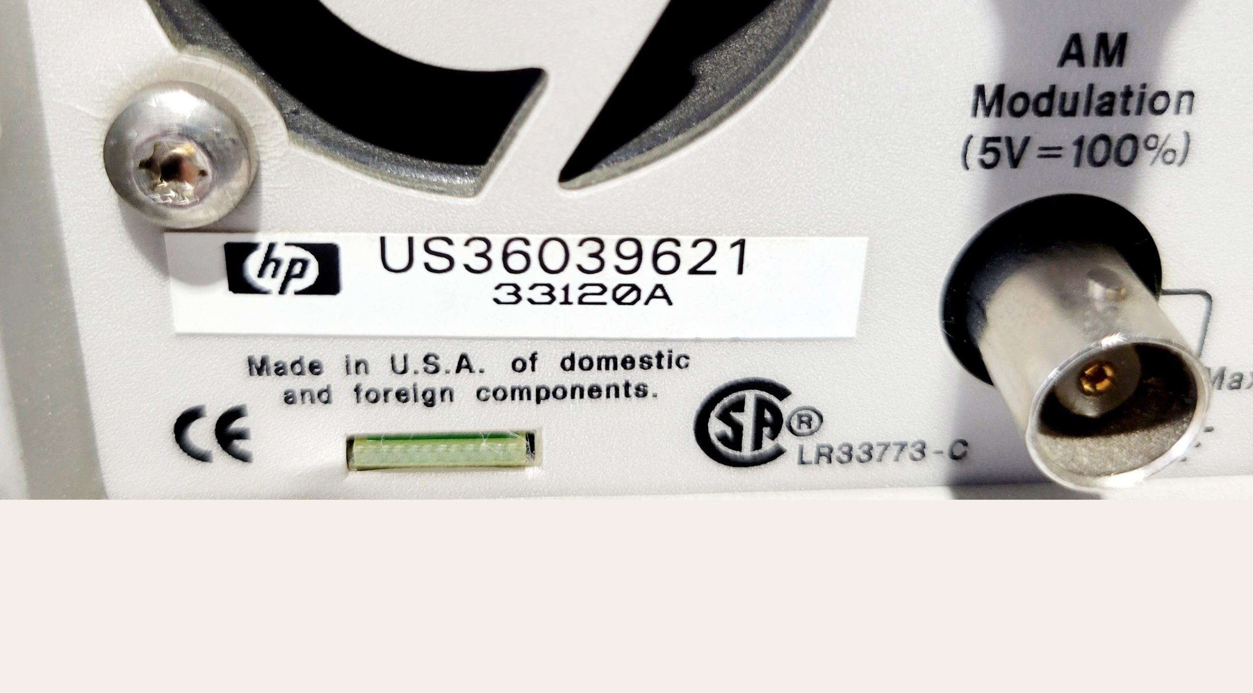 Buy Agilent 33120A Arbitrary Waveform Generator 15MHz -65287 Online