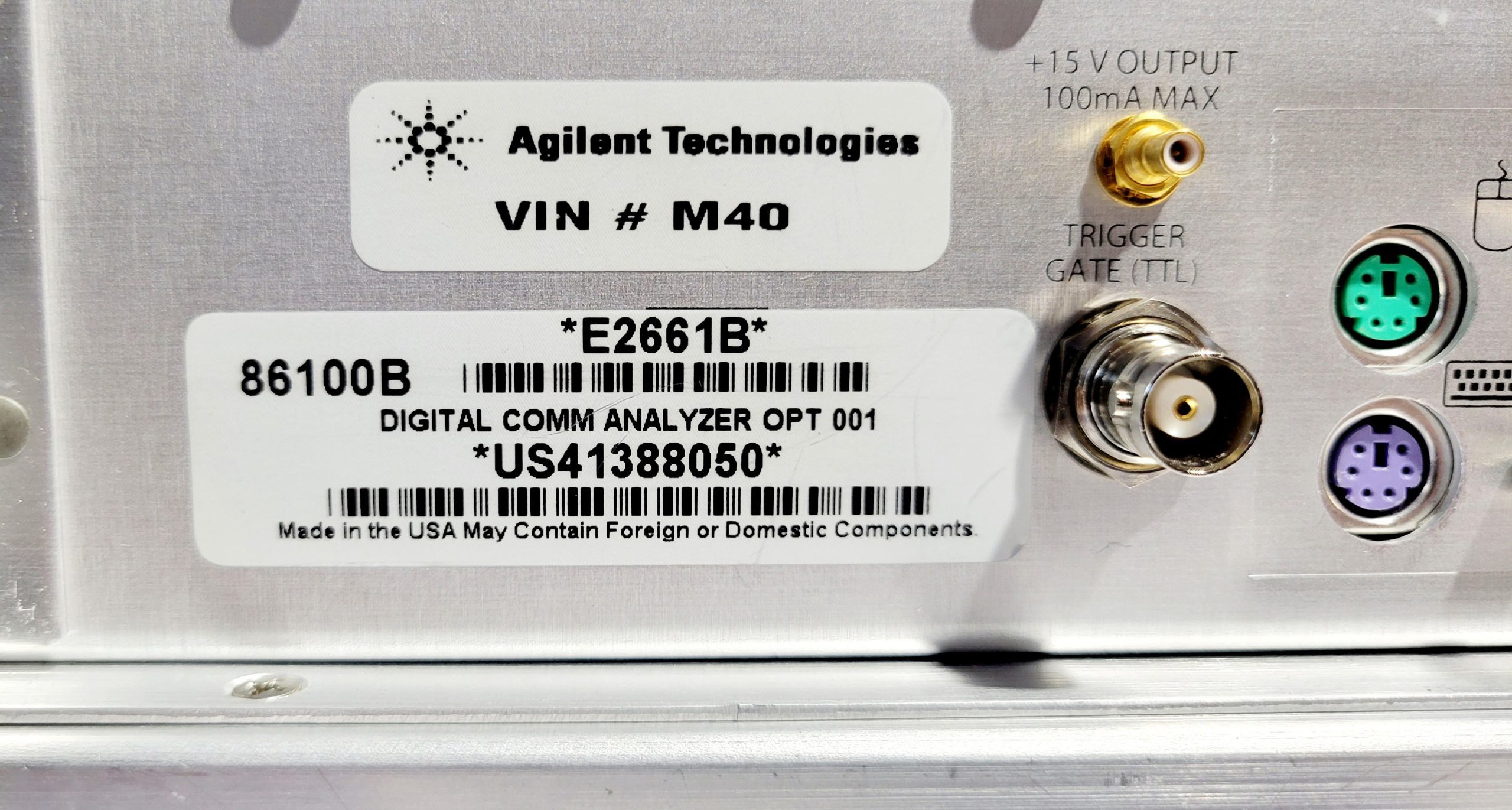 Buy Online Agilent 86100B Infinium DCA Wide-Bandwidth Oscilloscope -66142
