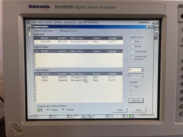 Tektronix DSA 8200 Digital Serial Analyzer -66811