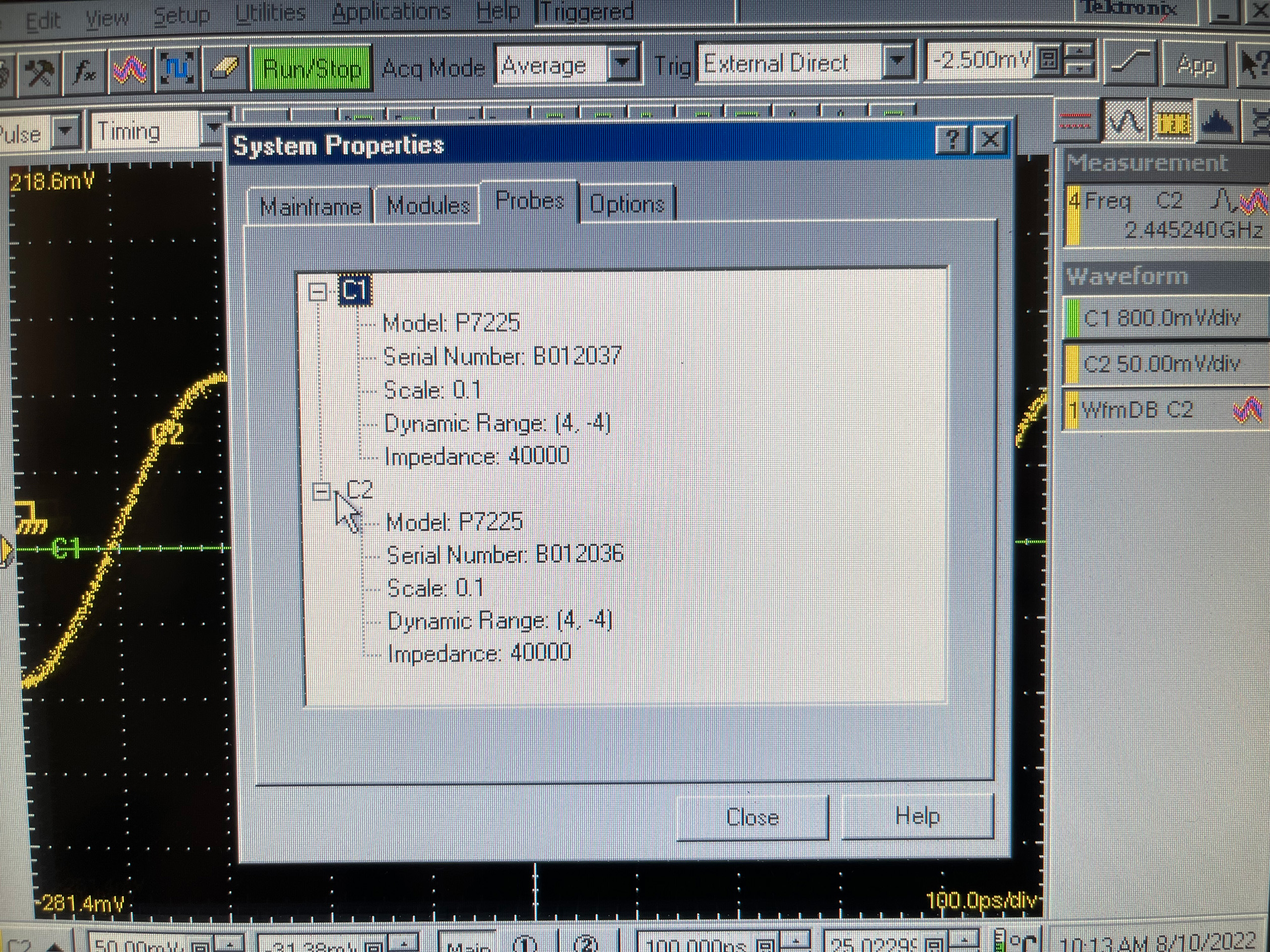 Tektronix P7225 Active Probe -66813