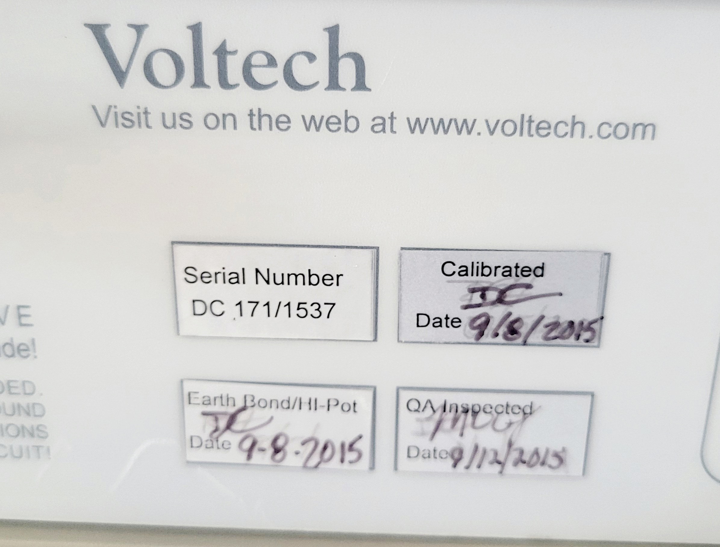 Buy Online Voltech DC 1000 DC Bias Current Source -67077