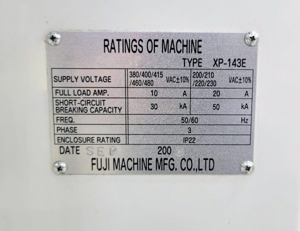 Fuji XP 143 E Placement Machine -67191 Image 5