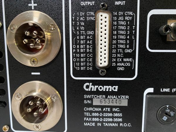 Chroma  650  Switcher Analyzer  67539 Refurbished
