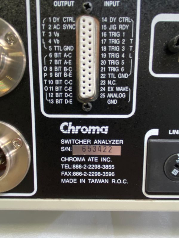 Buy Online Chroma 650 Switcher Analyzer -67541
