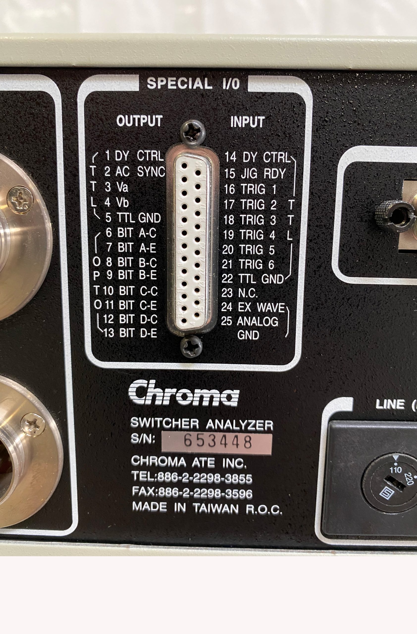 Buy Online Chroma 650 Switcher Analyzer -67542