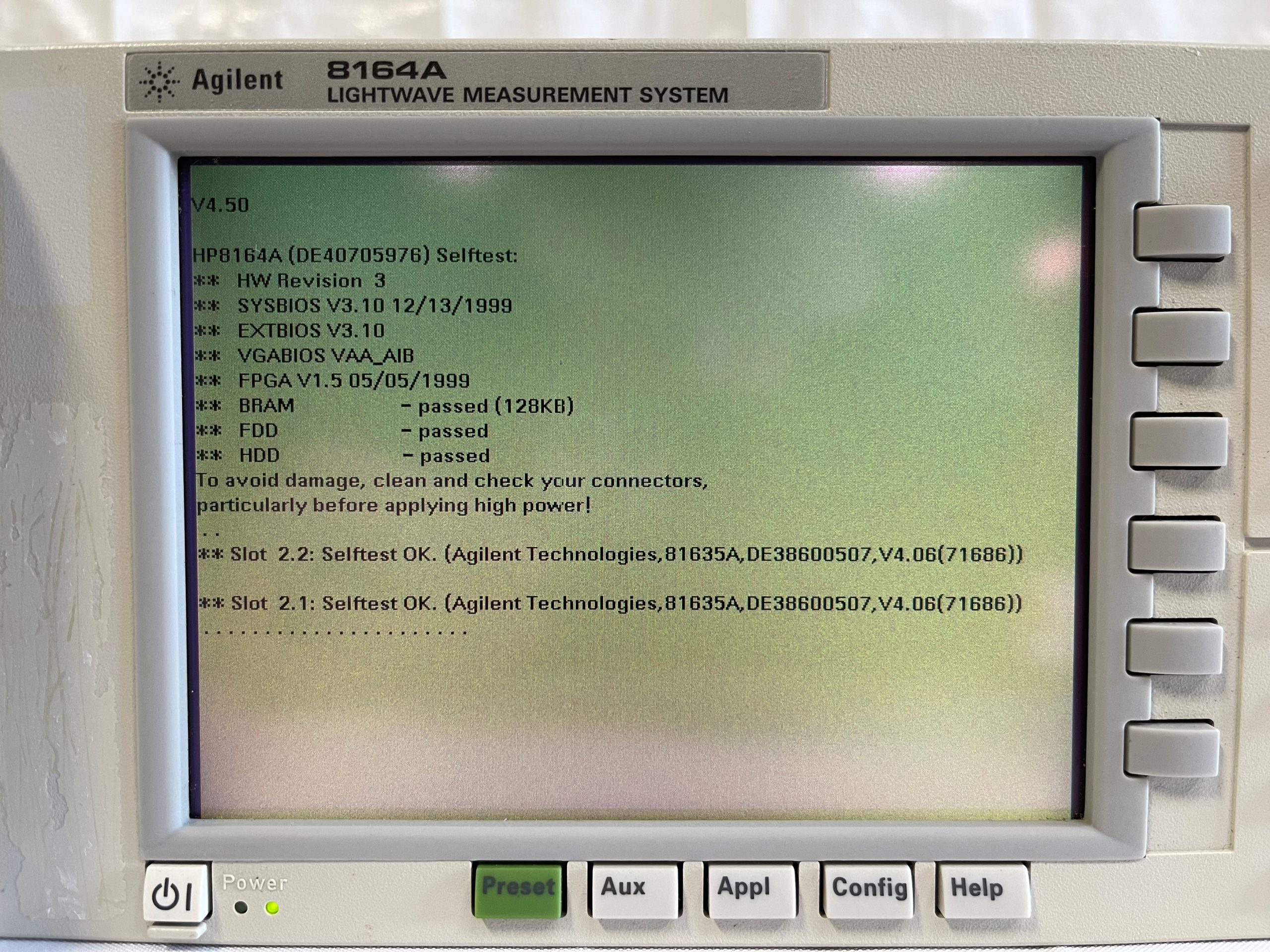 Agilent 81635A Dual Optical Power Sensor -65314 Image 0
