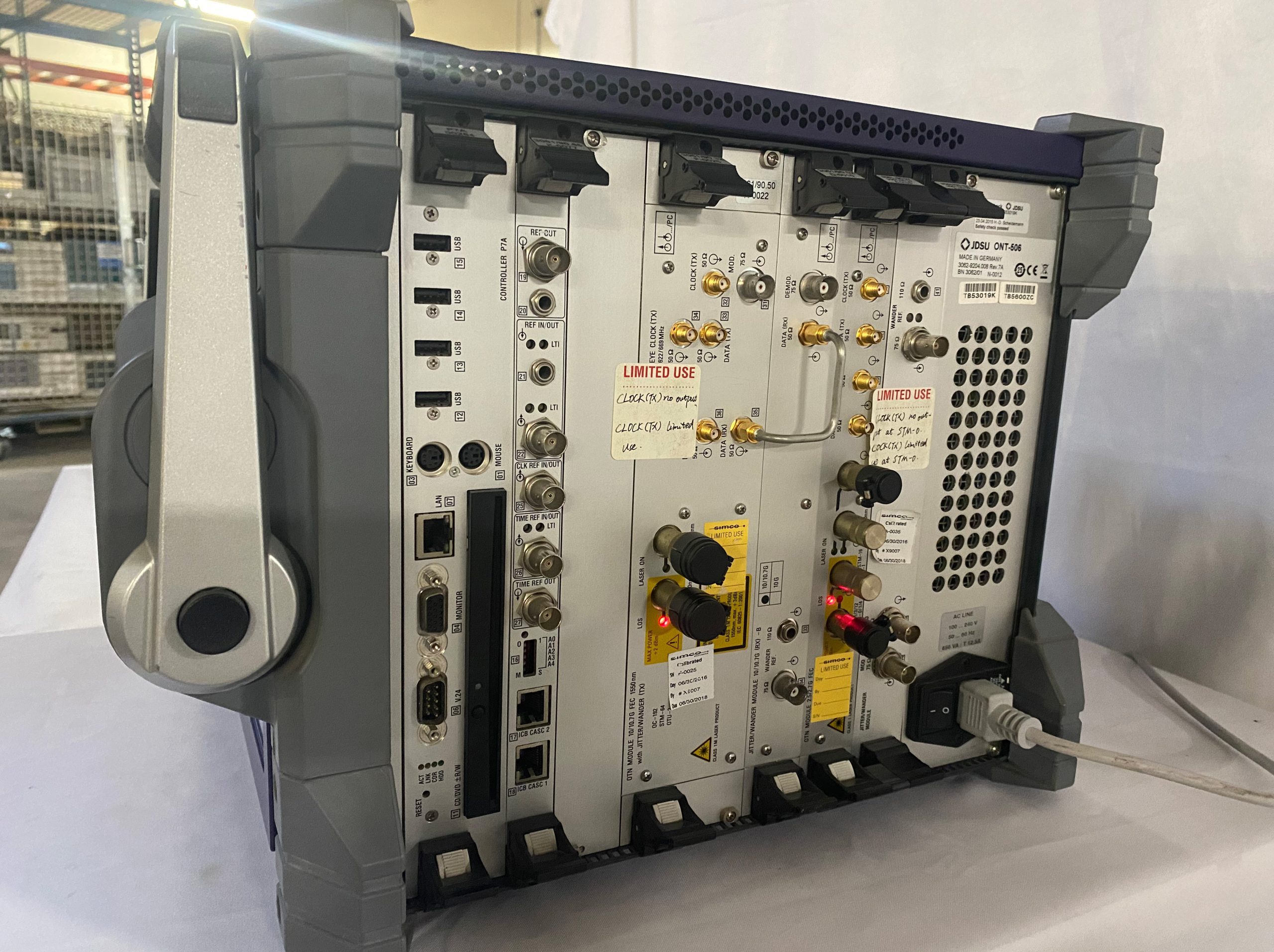 JDSU  ONT 506  Optical Network Tester  65403 Refurbished