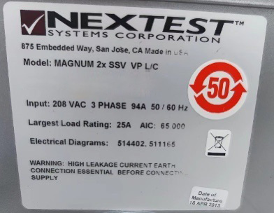 Buy Online Nextest / Teradyne  Magnum 2 X SSV  Testers  69450