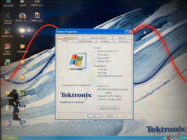 View Tektronix  DSA 70804 B  Digital Serial Analyzer Oscilloscope  68790