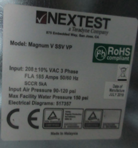 Buy Teradyne  Magnum V SSV VP  Tester  69323