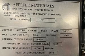 Buy Online Applied Materials  Centura HTF  EPI System  70545