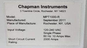 Buy Chapman  MPT 1000  Wafer Thickness & Roughness Measurement System  70679 Online