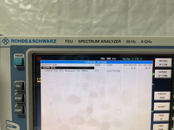 View Rohde & Schwarz  FSU 8  Spectrum Analyzer  70955