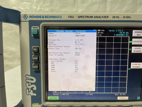 Purchase Rohde & Schwarz  FSU 8  Spectrum Analyzer  70955