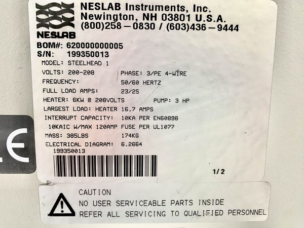 Neslab  Steelhead 1  Heat Exchanger  69970 Refurbished