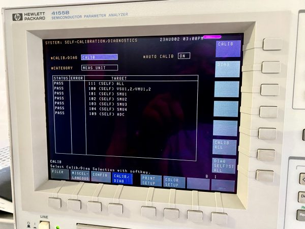 Check out Agilent  4155 B  Semiconductor Parameter Analyzer  70439