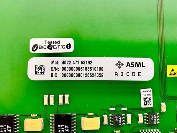 ASML  4022.471.63192  Indicator Processor VME PCB Card  73587 For Sale