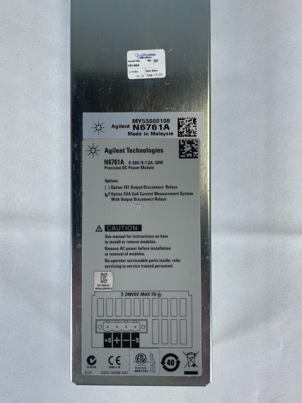 Agilent  N 6761 A  Precision DC Power Module  72036 For Sale