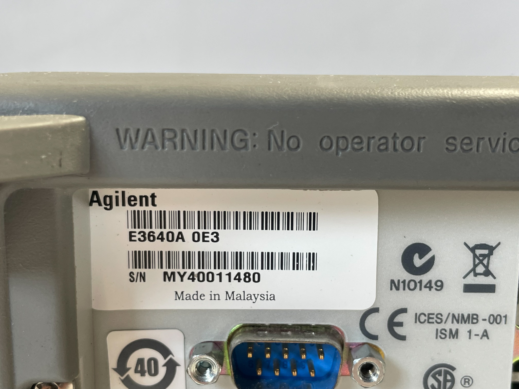 Buy Agilent  E 3640 A  DC Power Supply  69024 Online