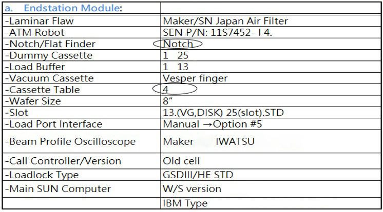 Axcelis / SEN  NV GSD HE  Implanter  75009 Image 6