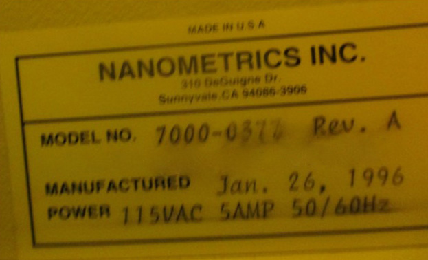 Check out Nanometrics  AFT 4000  Film Thickness Measurement  75000