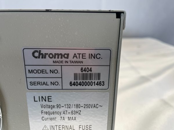 Chroma  6404  Programmable AC Source  68897 For Sale