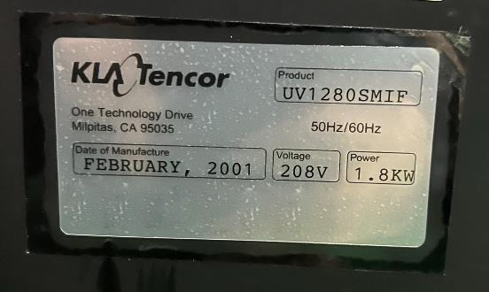 KLA Tencor  UV 1280 SE  Film Thickness Measurement Tool  77281 For Sale