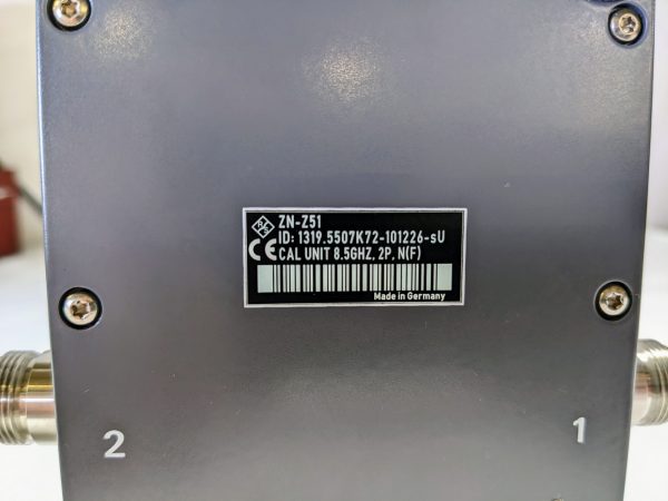 Rohde & Schwarz  ZN Z 51  Calibrator  76989 Refurbished