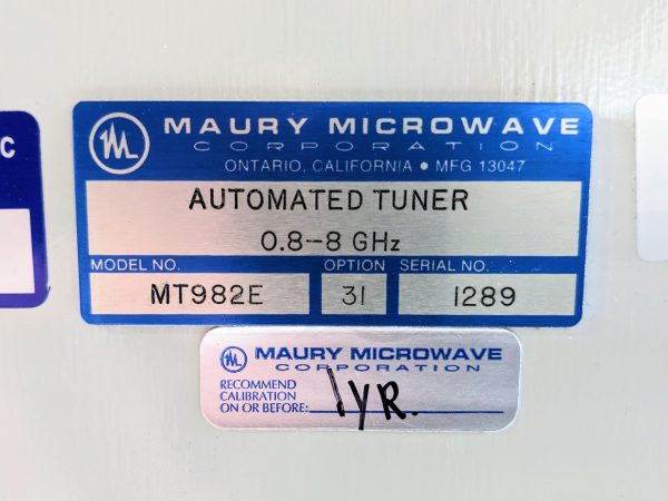 View Maury Microwave  MT 982 E  Automated Tuner  77725