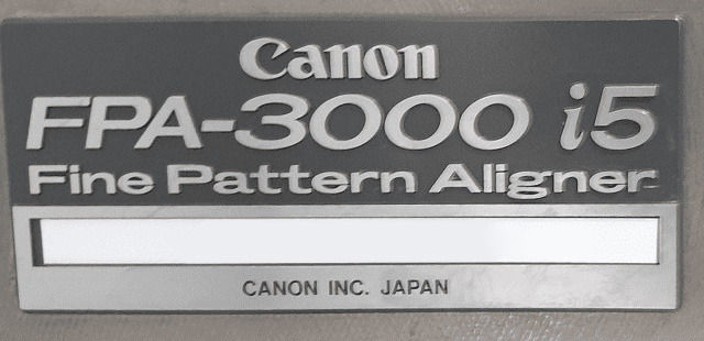Canon  FPA 3000 i 5  Stepper  79090 Image 20