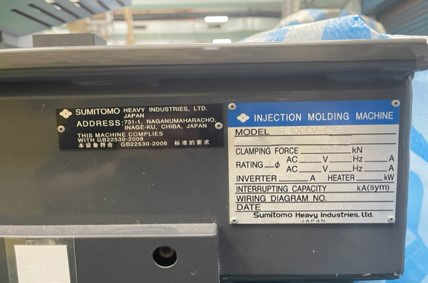 Sumitomo  SE 100 EV  Injection Molding Machine  79113 For Sale